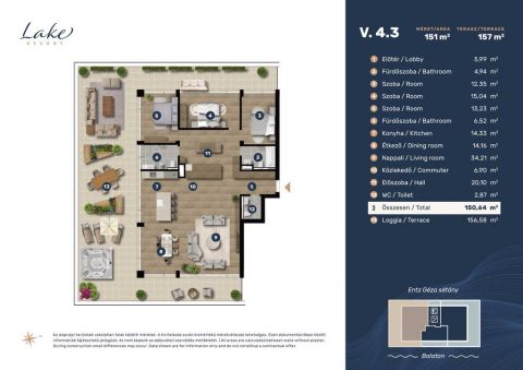 Eladó Lakás 8360 Keszthely , Lake Resort 