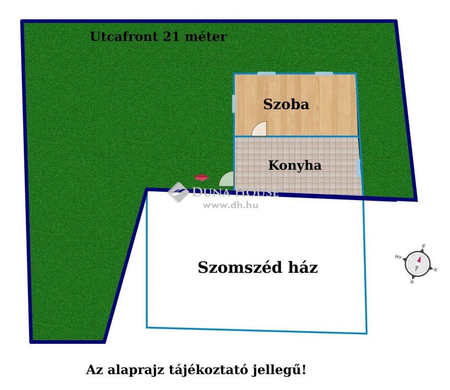 5143 Jánoshida , Központhoz közel — 1/3