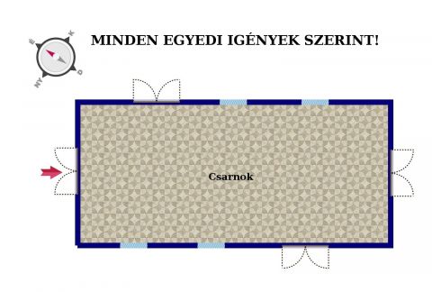 Eladó Ipari 6100 Kiskunfélegyháza KISKUNFÉLEGYHÁZÁTÓL 10 KM-RE 1000 NM CSARNOK!