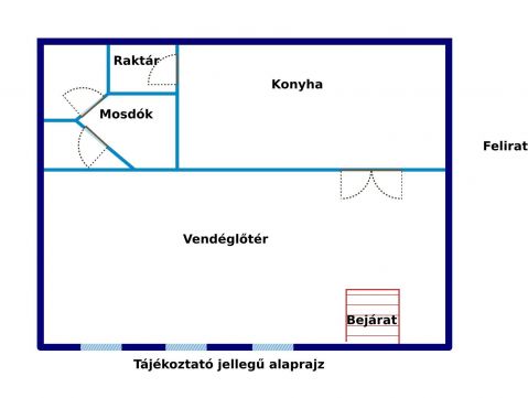 Eladó Vendéglátás 1092 Budapest 9. kerület Teréz körüthoz közel