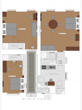 Eladó Lakás 1055 Budapest 5. kerület Eladó az 5.kerületben Airbnb lehetőséggel,felújított 3 egységű lakás !!