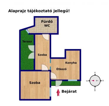 Eladó Lakás 1093 Budapest 9. kerület 9. kerület - Ráday utca közelében -Airbnb lehetőséggel - szuper lakás