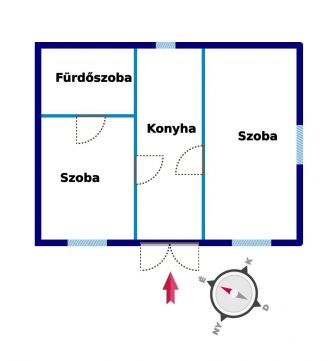 Eladó Ház 2750 Nagykőrös Nagykőrös vasútállomáshoz közeli részén, felújítandó ház, akár építési telekként is eladó!