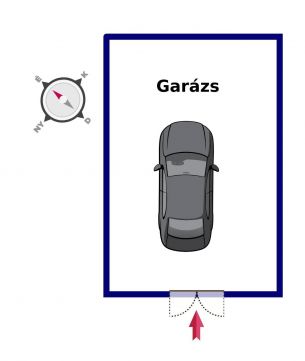 Eladó Parkoló 6000 Kecskemét , Kecskeméten a színház mögötti utcában a Bajcsy Zsilinszki utcai társasház udvarán felújított garázs 