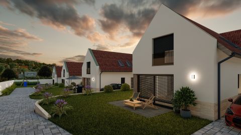 Eladó Ház 2094 Nagykovácsi , ÚJ építésű kis lakóközösségű lakópark Nagykovácsi központjáb