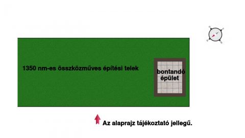 Eladó Telek 2371 Dabas , Összközműves építési telek a központban!!!