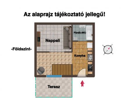 Eladó Lakás 1105 Budapest 10. kerület Belső kétszintes tégla lakás