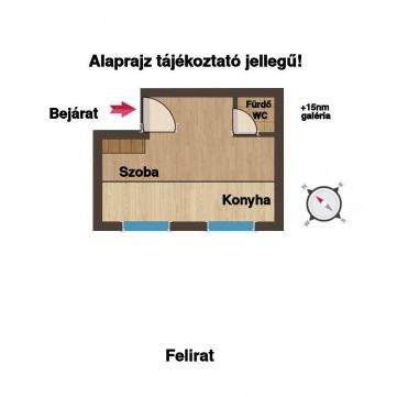 Eladó Lakás 1071 Budapest 7. kerület  Peterdy utca - stúdió lakás- friss felújítás