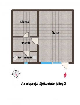 Eladó Üzlethelyiség 9400 Sopron Ágfalvi lakópark kiemelt részén üzlet eladó!