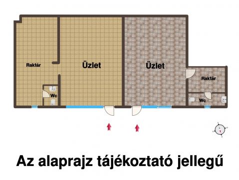 Eladó Üzlethelyiség 9400 Sopron Frekventált helye, két üzlethelyiség eladó!