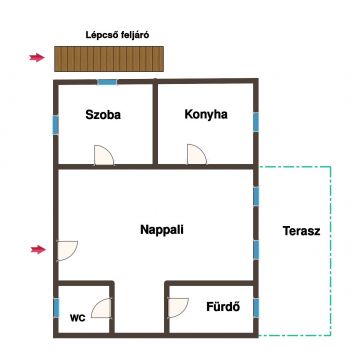 Eladó Ház 6098 Tass Üdülőövezetben, erdős környezetben életvitelszerű lakhatásra