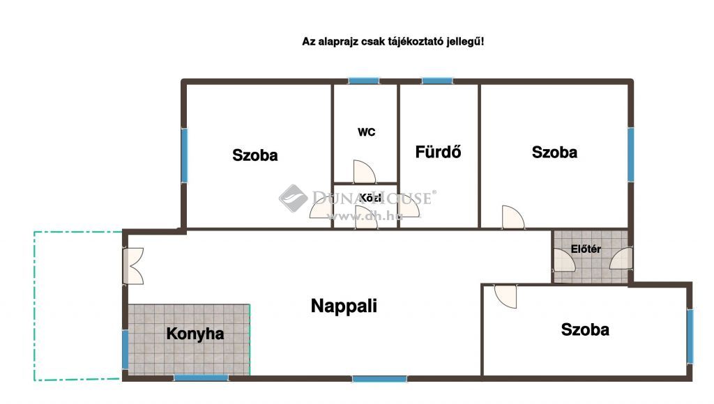 2760 Nagykáta , Újépítésű ,hőszivattyús 3 szobás ház vasútallomástól 10 perc — 1/3