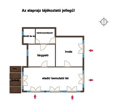 Kiadó Üzlethelyiség 2120 Dunakeszi Fő út