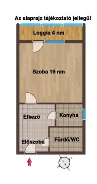 Eladó Lakás 1039 Budapest 3. kerület 32 nm-es panorámás garzon lakás Békásmegyer központi részén
