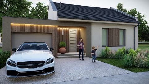 Eladó Ház 6000 Kecskemét , Új építésű családi ház 400 nm-es önálló telken - Helvécia