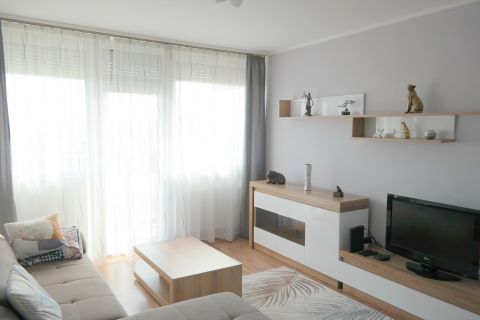 Eladó Lakás 1201 Budapest 20. kerület Berkenye Parkra néző erkélyes lakás klímával, akár bútorozva