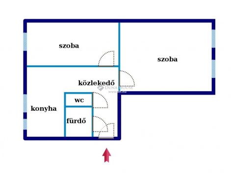 Eladó Lakás 6000 Kecskemét Azonnal költözhető lakás a Pákozdi csata utcában