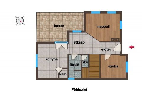 Eladó Ház 2337 Délegyháza Délegyházán, újszerű, nappali + 4 hálós önálló családi ház