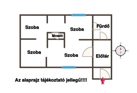 Kiadó Lakás 1053 Budapest 5. kerület 7 ker.Központi elhelyezkedésű!!!!