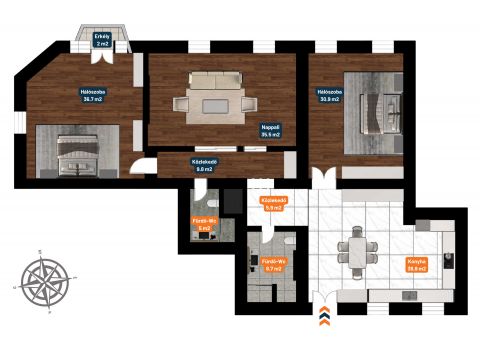 Eladó Lakás 1055 Budapest 5. kerület 