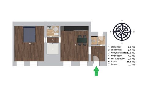 Eladó Lakás 1084 Budapest 8. kerület 