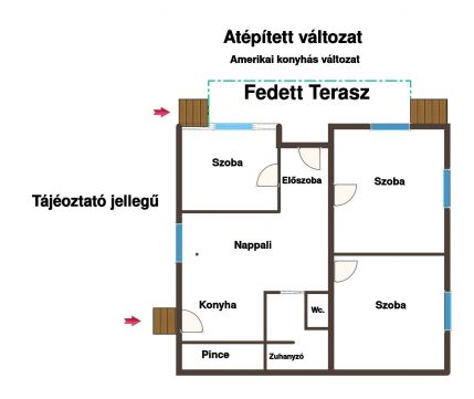 Eladó Ház 2360 Gyál Amerikai konyhás nappali+3 szobássá alakítható családi ház