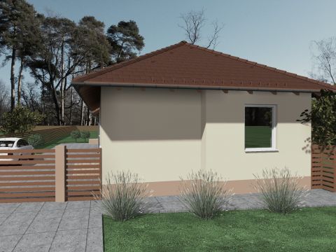 Eladó Ház 2200 Monor Központban újépítésű ikerházfél, hőszivattyús fűtéssel!