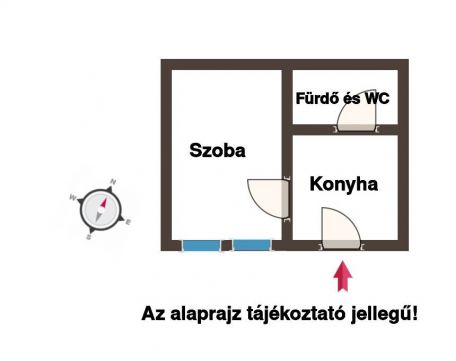 Eladó Lakás 1078 Budapest 7. kerület Egyszobás + külön konyhás lakás Ligetvárosban