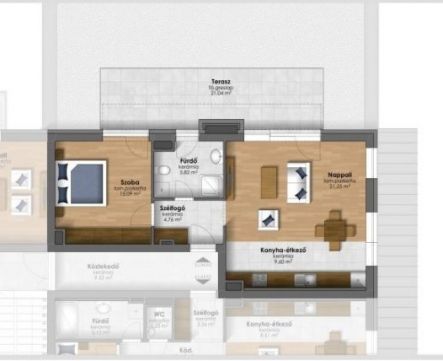 Eladó Lakás 9700 Szombathely , Kiara Garden lakópark