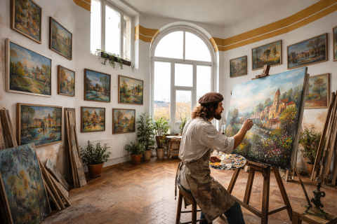 Eladó Lakás 1071 Budapest 7. kerület , TERASZOS, DUPLEX MŰTEREM LAKÁS!