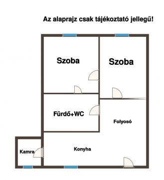 Eladó Lakás 1106 Budapest 10. kerület 10.kerület Tárna utcában 2 szobás tégla lakás