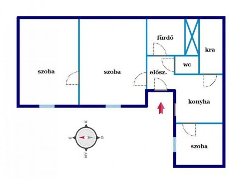 Eladó Lakás 1084 Budapest 8. kerület Rákóczi tér sarkánál