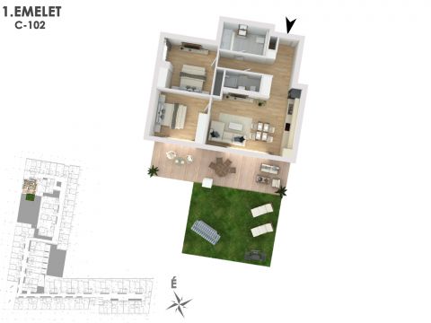 Eladó Lakás 1138 Budapest 13. kerület Lakópark a Duna partján: Otthonod a vízparti életstílus közepén!