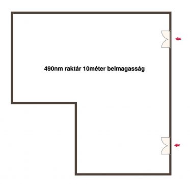Kiadó Ipari 6000 Kecskemét 490nm ipari / raktár, 10m belmagasság  új építésű épületben
