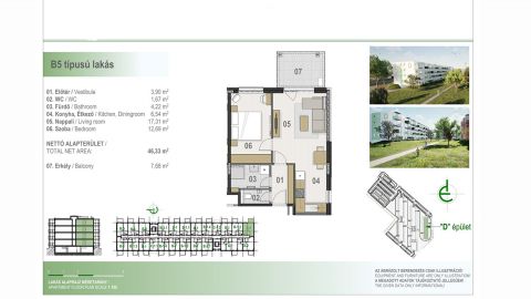Eladó Lakás 4030 Debrecen , MODERN, FIATALOS ÚJ LAKÁSOK