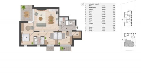 Eladó Lakás 1145 Budapest 14. kerület , Zella Park Homes