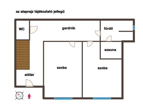 Eladó Lakás 1064 Budapest 6. kerület Belső kétszintes, terasszal, szaunával, teljes berendezéssel