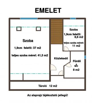 Eladó Lakás 2626 Nagymaros Dunai panoráma, belső kétszintes 5 szobás lakás Nagymaroson