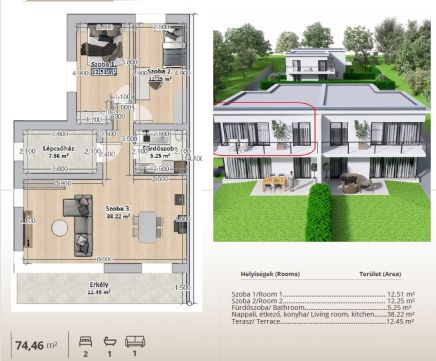 Eladó Lakás 1037 Budapest 3. kerület , Új építésű panorámás lakások Ürömhegyen