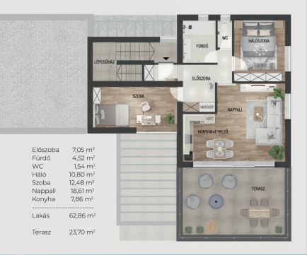 Eladó Lakás 1037 Budapest 3. kerület 