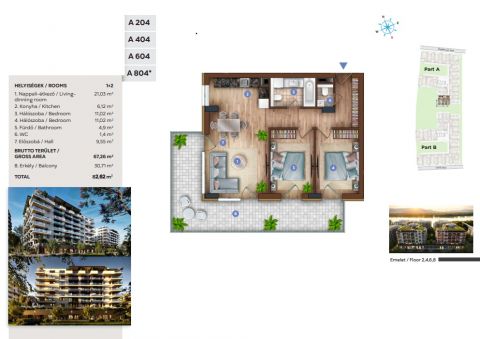 Eladó Lakás 1138 Budapest 13. kerület 