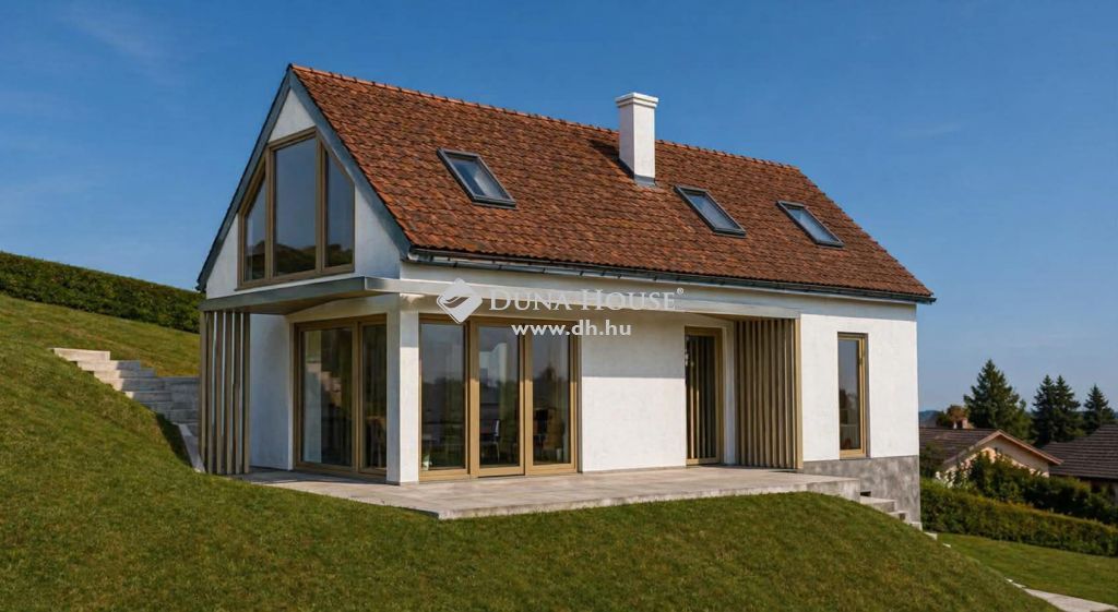 8229 Paloznak , Jó adottságú panorámás zártkerti telek, elkészült alagsorral — 1/19
