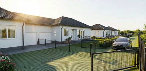 Eladó Ház 2200 Monor Garázskapcsolatos ikerház, ajándék konyhabútorral, 4.lakás!