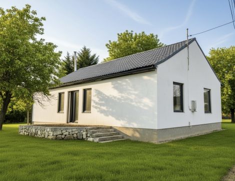 Eladó Ház 2472 Kajászó 2025- ben újjáépített, nappali+ két hálós, korszerű otthon!
