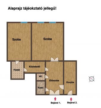 Eladó Lakás 1077 Budapest 7. kerület Wesselényi utca - 2 szobás lakás - önálló HRSZ