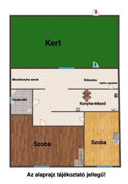 Eladó Ház 2510 Dorog 130 m2 telek, 2  külön nyíló szoba , garázs, pince, kert