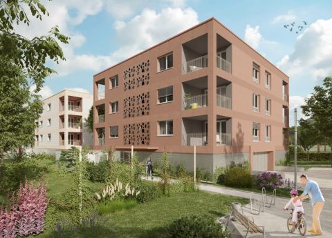 Eladó Lakás 7632 Pécs Fésűs lakóparban új építésű nappali+1 szobás lakás