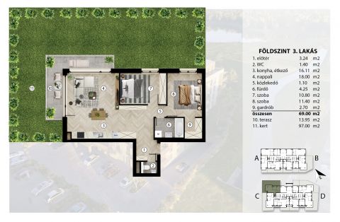 Eladó Lakás 8000 Székesfehérvár , Palotaváros