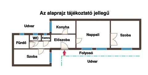 Eladó Lakás 1081 Budapest 8. kerület 8. kerület, Lederer-bérpalota, 88 nm-es, 3 szobás lakás 