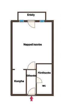 Kiadó Lakás 1037 Budapest 3. kerület Bécsi út közelében gépesített erkélyes lakás